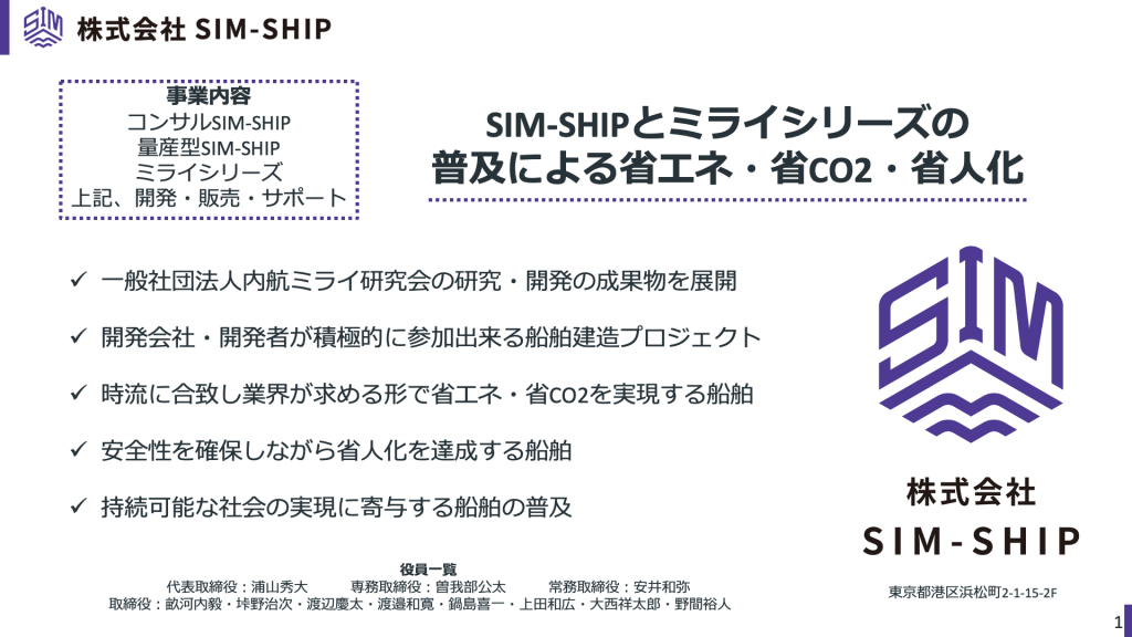 株式会社SIM-SHIPの紹介20240402